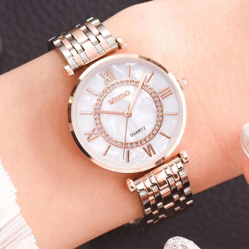 Women Watches Top Brand Luxury Fashion Diamond Ladies Wristwatches Stainless Steel Silver Mesh Strap Female Quartz Watch