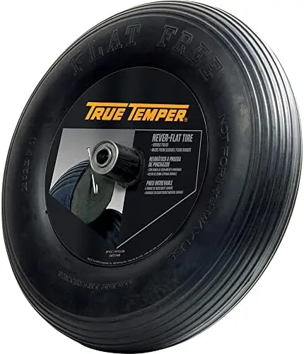 

Шина для тачки True Temper 8" FFTCC Never Flat - черная с рифленым протектором