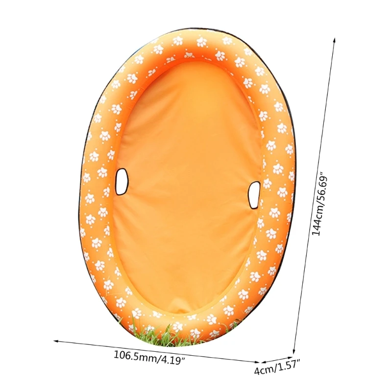 Flotador para perros para piscina, flotador inflable para natación perros para cachorros, balsa flotante para