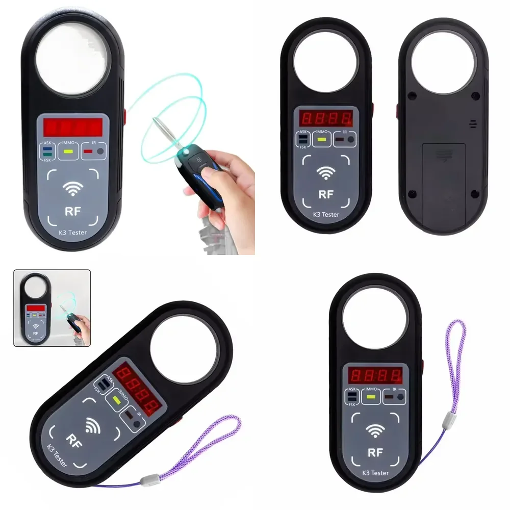 K3 Detection Frequency Tester for 100-999MHz Frequency Detection Range Advanced Signal Detection for Distinguishing Between