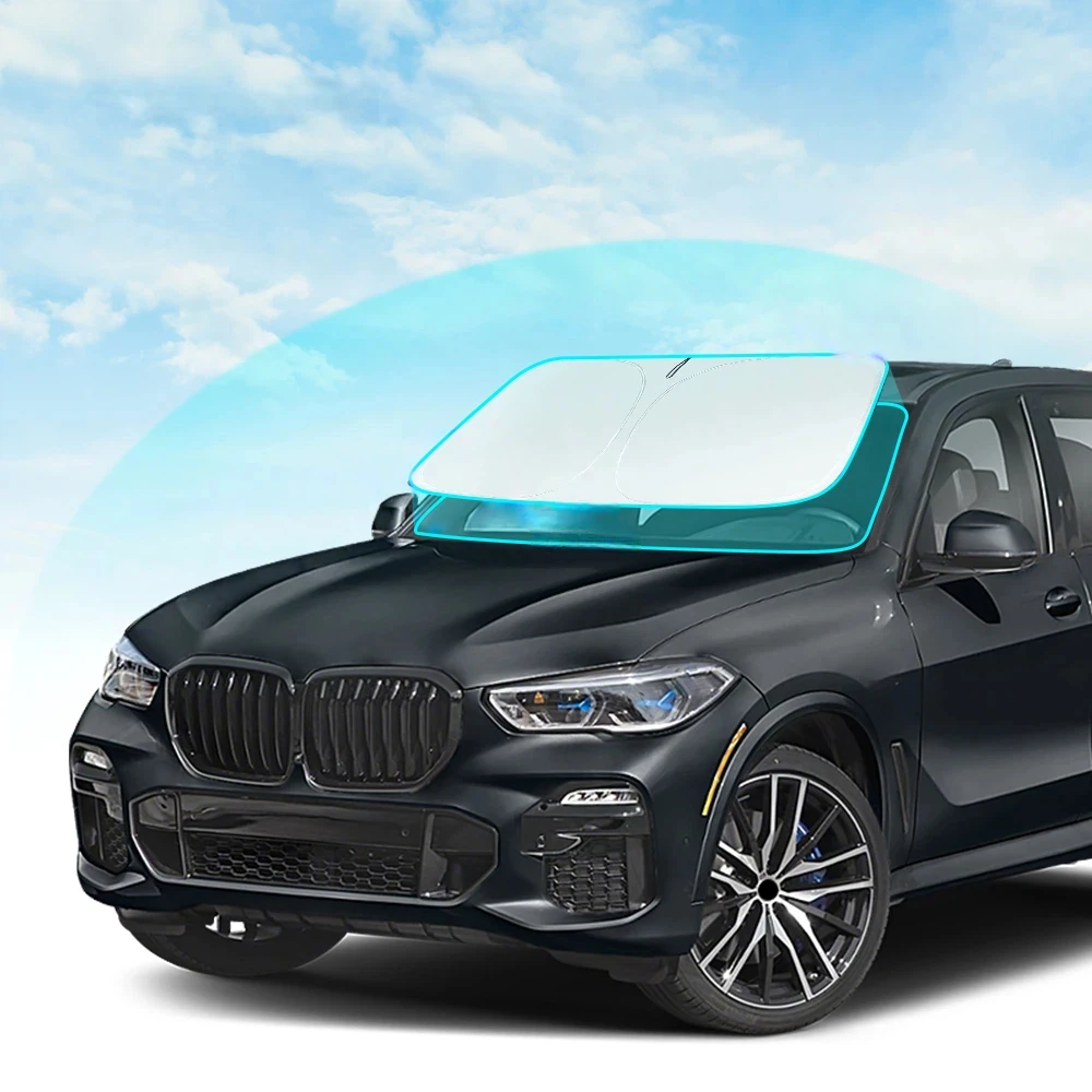 

Car Windshield Sun Shade For BMW X5 2018 2019 2020 2021 2022 2023 2024 Covers Visors Auto Front Window Sunshade Cars Accessories