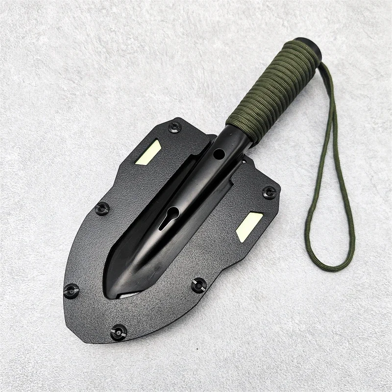 1PC Outdoor Tactical Hand Shovel With Cover Molle Clip Multifunction Camping Hiking Survival Tools  Small Garden Digging