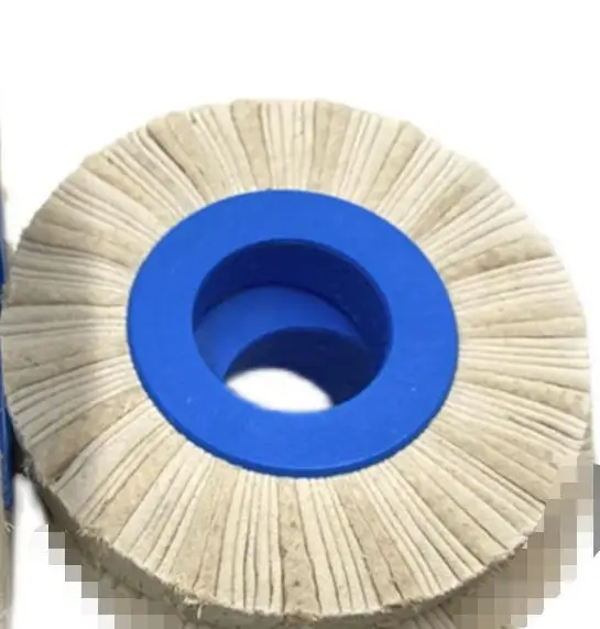 

Edge Banding Machine Polishing Sisal Cloth Wheel 150*50*25mm Rubber Core Vertical Pendulum Cloth Wheel Woodworking Accessories