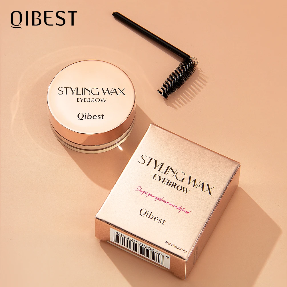 QIBEST modellazione tridimensionale gel per sopracciglia sopracciglio radicato sopracciglio selvaggio gel trasparente impermeabile crema per sopracciglia styling
