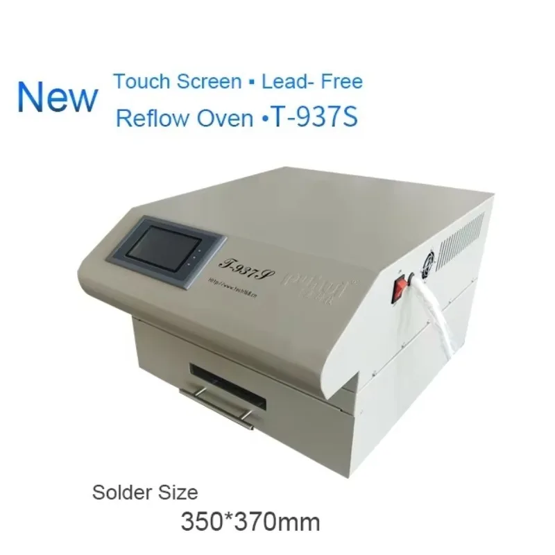 

Brand New Lead-Free Reflow Oven T-937S IR IC Heater BGA SMD SMT Desktop High Temperature Reflow Solder Oven Soldering Station