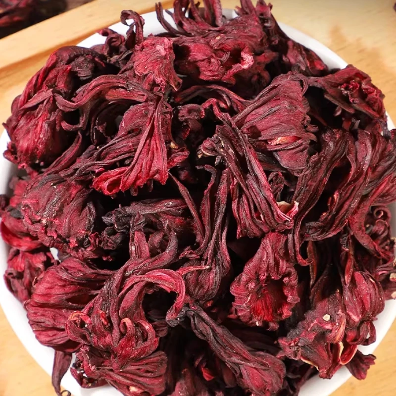 100% new Real natural pressed Plant roselle dried flowers head home Christmas supplies decor DIY wall material 10g