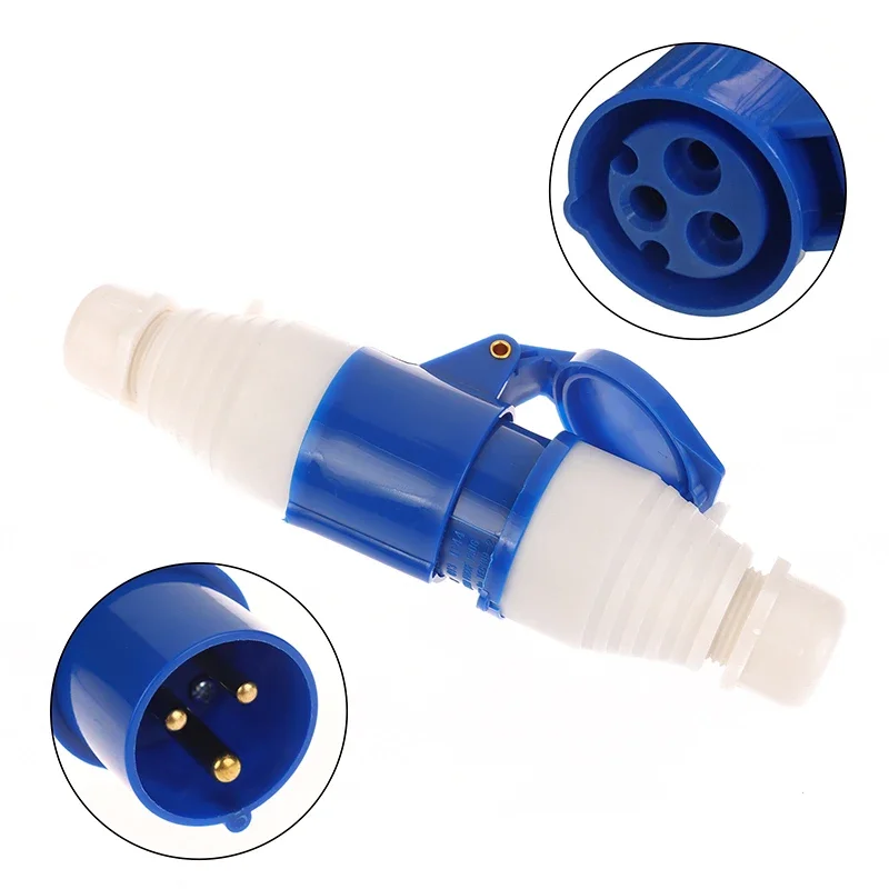 3PIN التيار الكهربائي ربط الموقع محول مأخذ التوصيل 240 فولت 16A قافلة متنقل سيارة اتصال محول القابس المكونات الرئيسية ربط محول الموقع