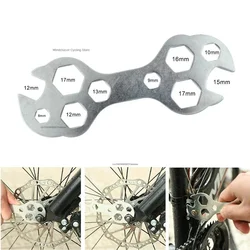 Useful Mini Flat Hexagon Wrench 10 In 1 Bike Hub Bicycle Cycling Cycle Steel Hand Repair Tool Spanner Size 8-17mm