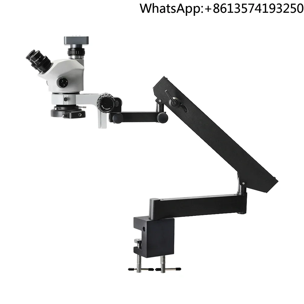 

3.5X-90X Simul-Focal Articulating Zoom Stereo Microscope with 48MP Digital Camera