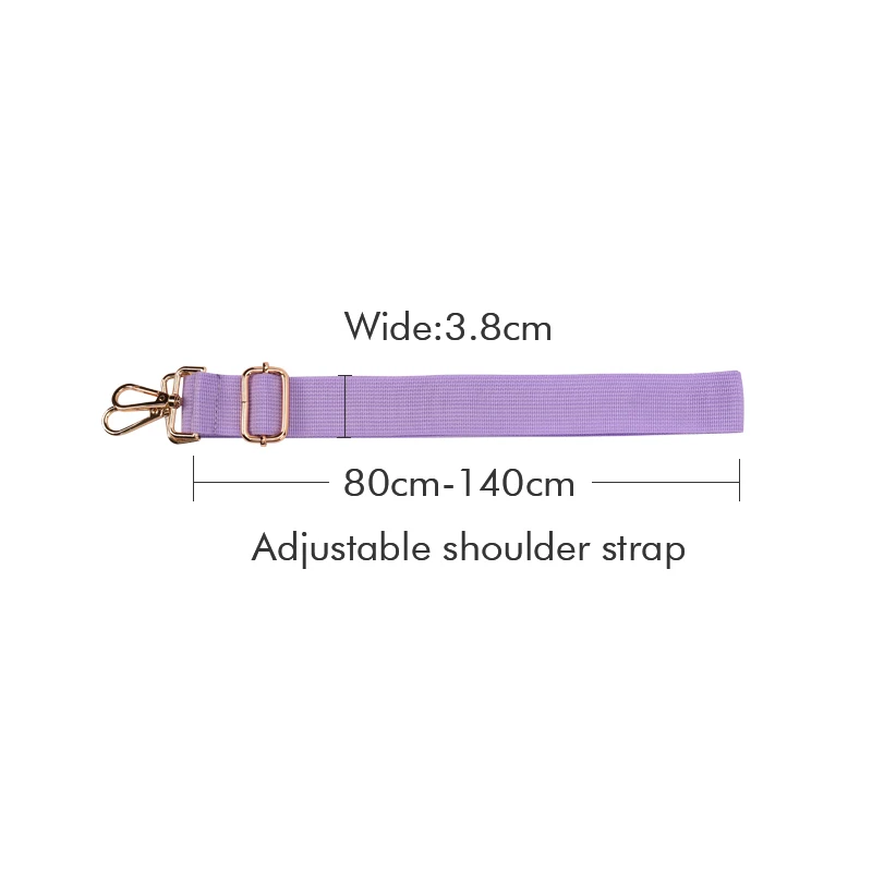 Adjustable Nylon Bag Straps for Women's Crossbody Messenger Shoulder Bags  Colored Accessories for Handbags Accessories Belts