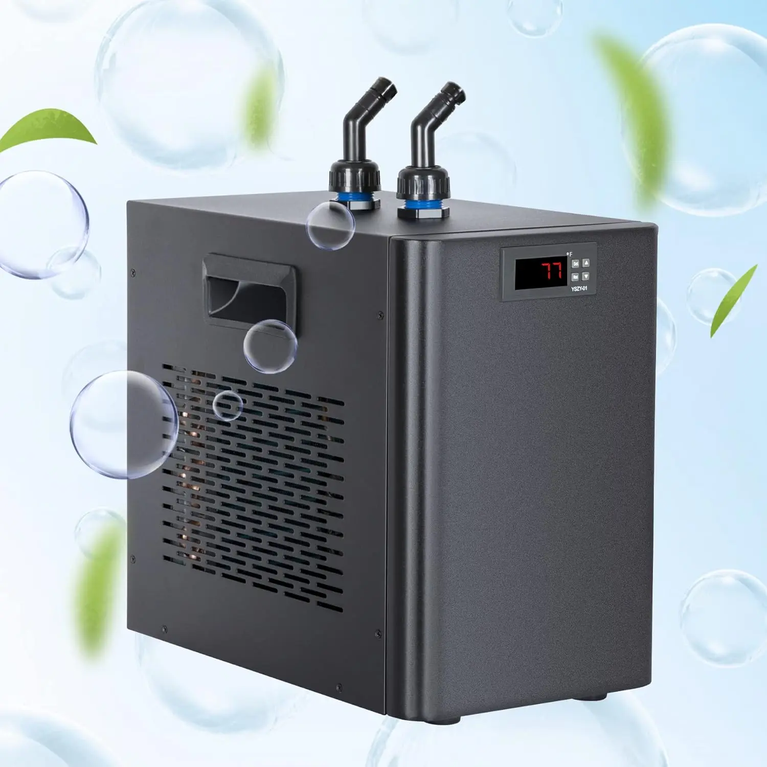 

Water Chiller with Quiet Design Compressor - Refrigeration for Hydroponic System