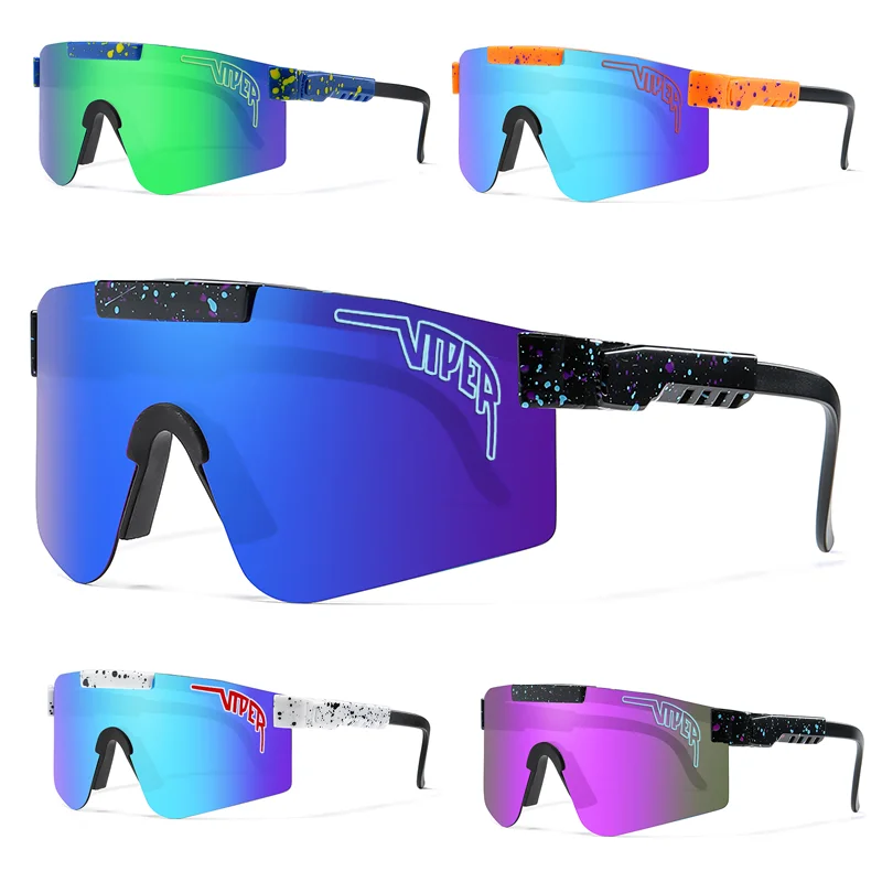 Men Women Pit Viper Cycling Glasses UV400 Sunglasses Adults Outdoor Eyewear Sport Goggles Shades Baseball Softball Sun Glasses