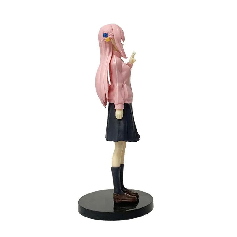 16cm BOCCHI THE ROCK! Figurka Anime Gotoh Hitori figurka postać gitarzysty dziewczyna desktop × dekorować kolekcje lalka Model zabawki