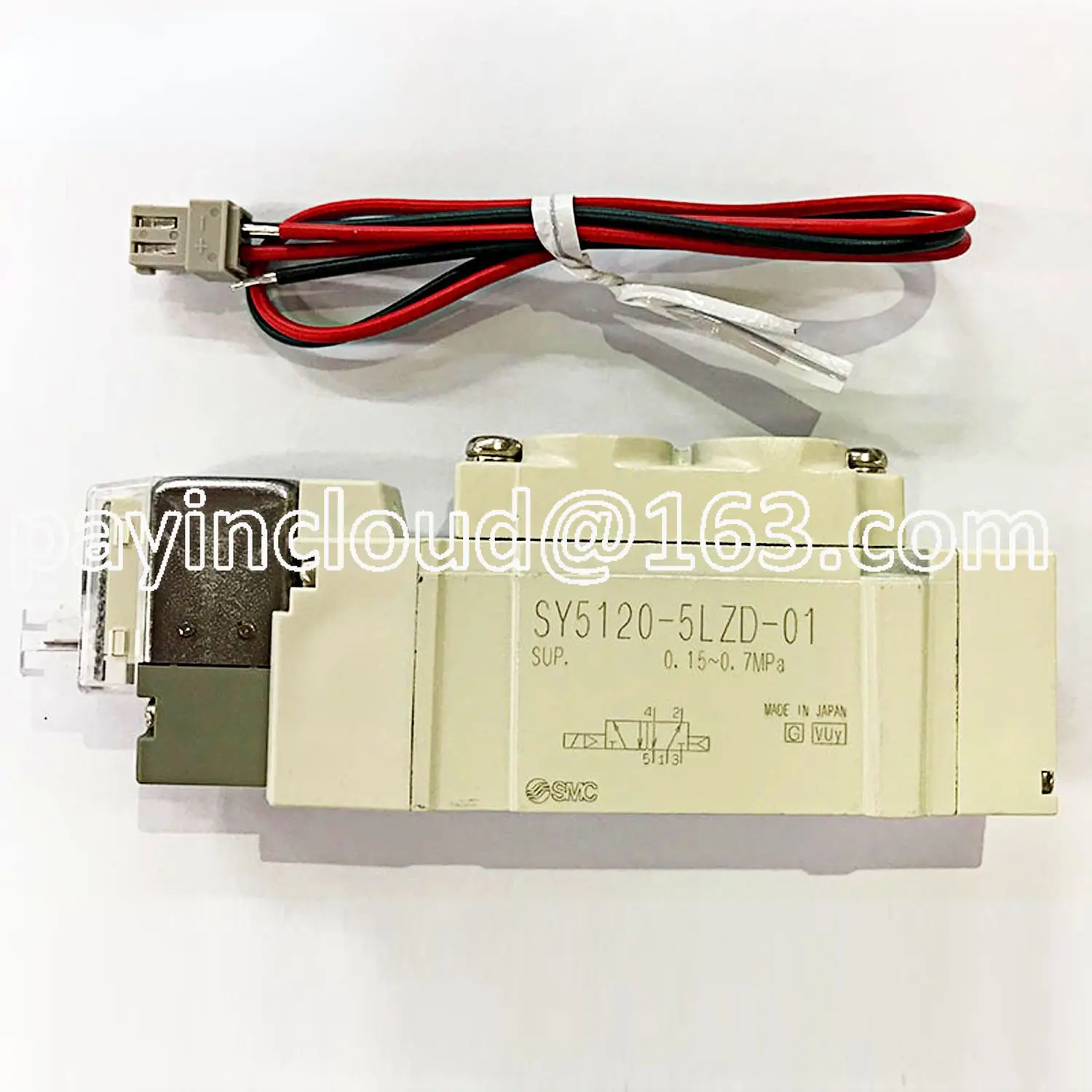 

Imported Solenoid Valve High Pressure Pneumatic Coil Three-Way Miniature 24V Controller SY5120-5LZD