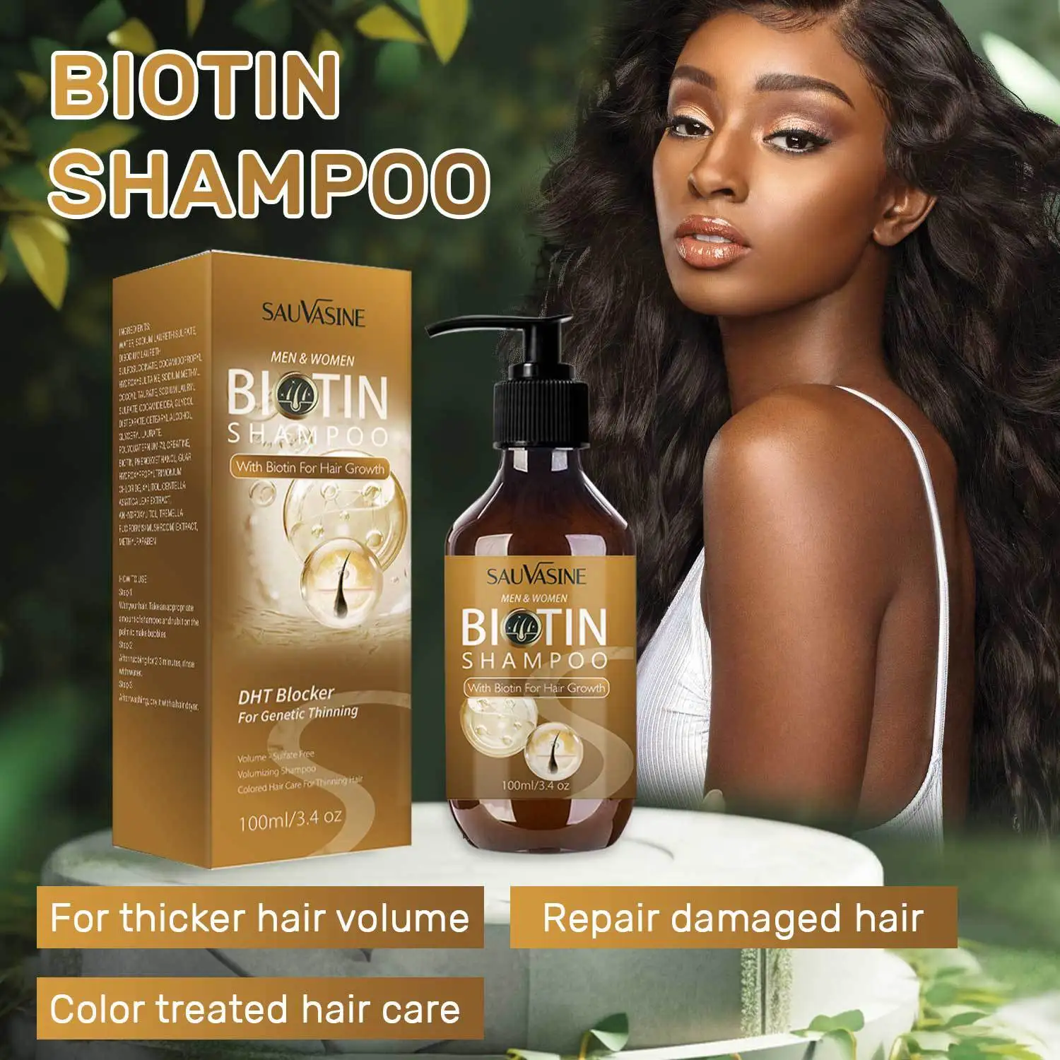 

Biotin Hair Thickening Serum For Hair Growth And Volume Hair Loss Prevention And Fine Hair Texturizing Spray Strengthening Hair