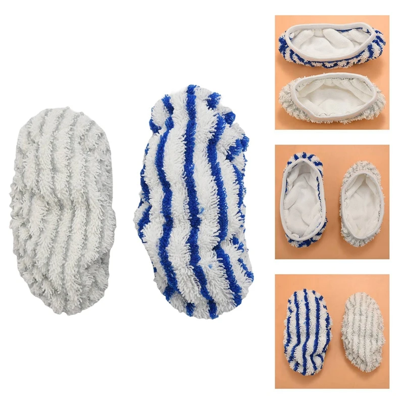 6 Pcs Microfibre Cloth Pads Replacement For Rowenta Clean&Steam ZR005801 Cleaner Accessory,Washable And Reusable