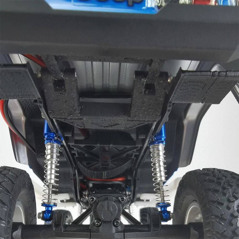AXSPEED 4 PCS Amortecedor Piggyback Amortecedor com Mola para Axial SCX24 90081 001 002 004 005 006 1/24 RC Crawler Peças de atualização