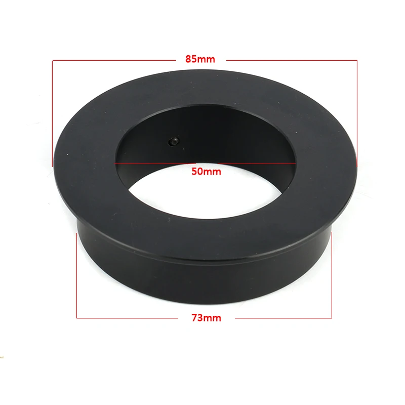 50mm To 73mm Adapter Ring Microscope Camera 10A 120X/300X/180X Lens Holder Adapter For 76mm Adjustment Stereo Microscopio Holder