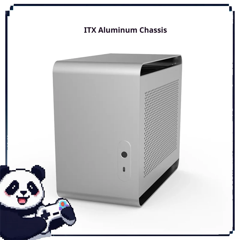 هيكل Streacom Da2 Itx هيكل صغير من سبائك الألومنيوم يدعم تبريد المياه Atx/Sfx مزود طاقة مكتب كمبيوتر ألعاب