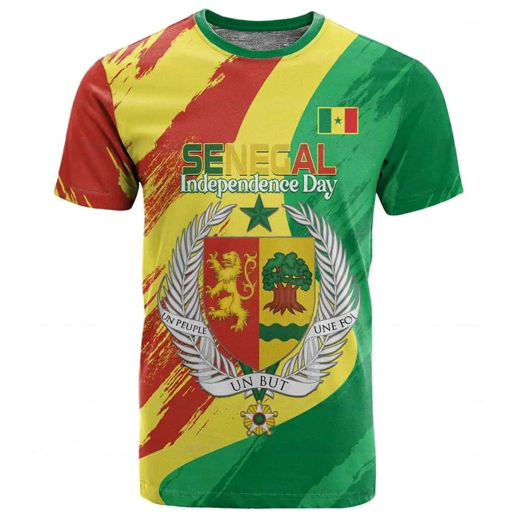 Family Matching Quick‑Dry Short Sleeve Sport T‑Shirt Parent‑Kid African Wild Lion Graphic Gradient Color Breathable Training Top