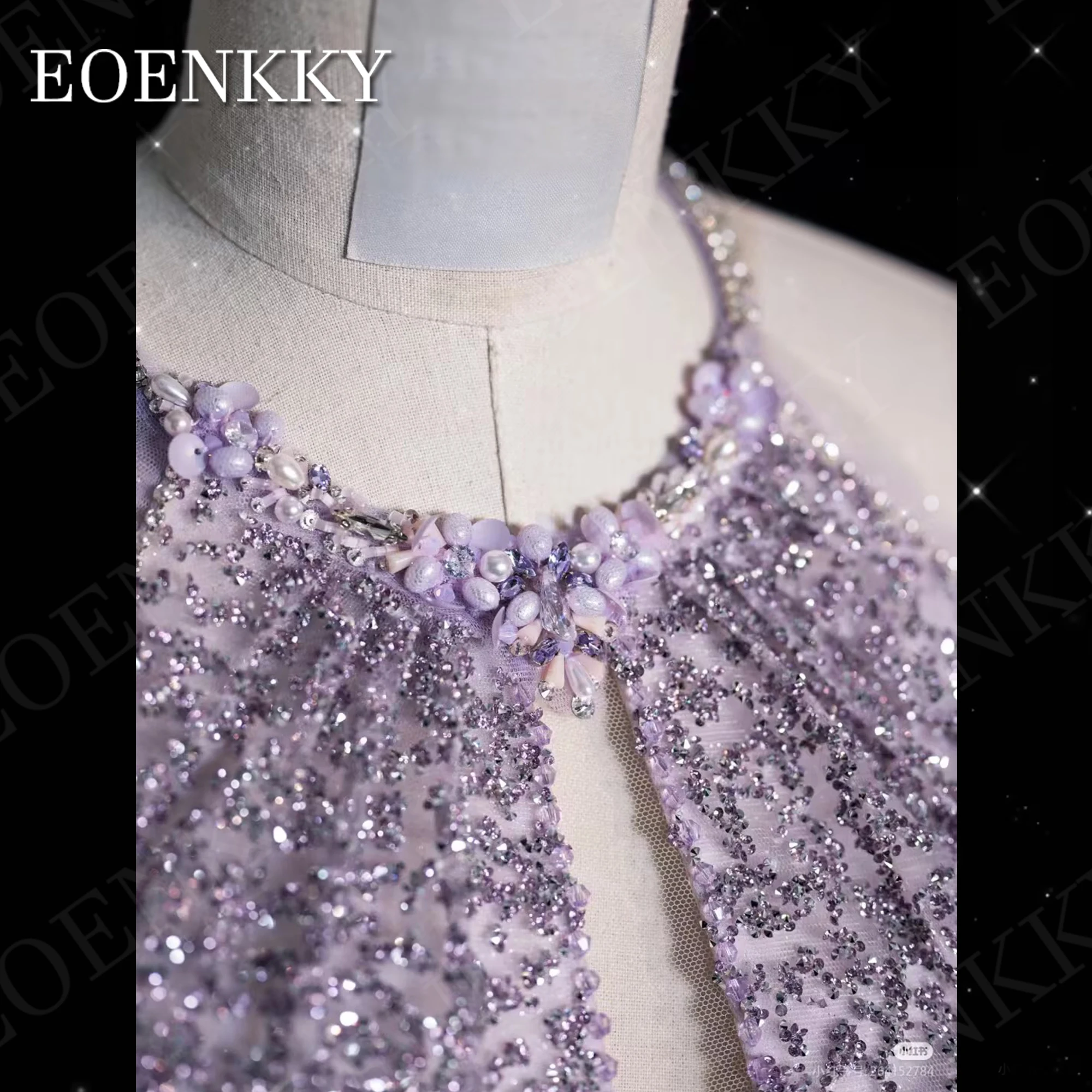 EOENKKY Halter Saudi Arabia Mermaid Evening Dress Illusion Back Luxury Sparkly Beadings Special Occasion Dresses فساتين سهره