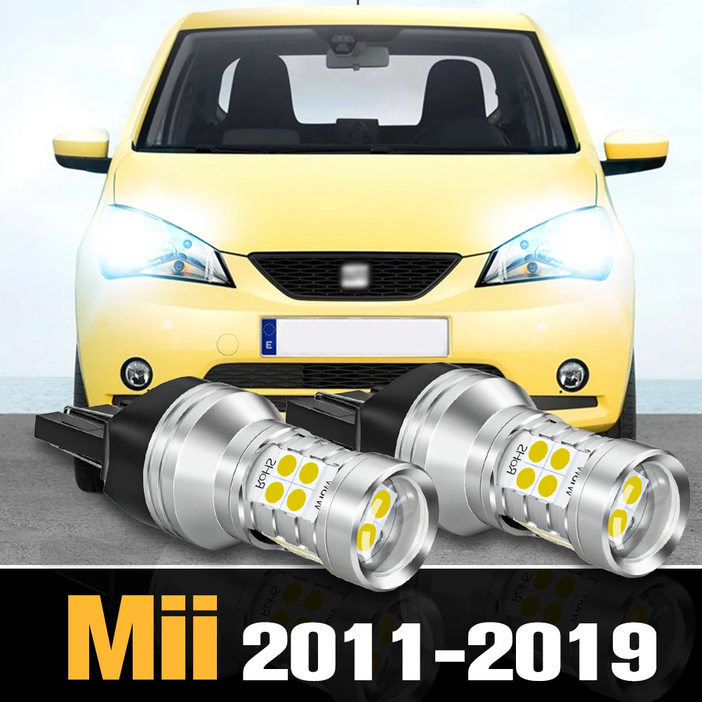 

2pcs Canbus LED Daytime Running Light DRL Accessories For Seat Mii 2011-2019 2012 2013 2014 2015 2016 2017 2018