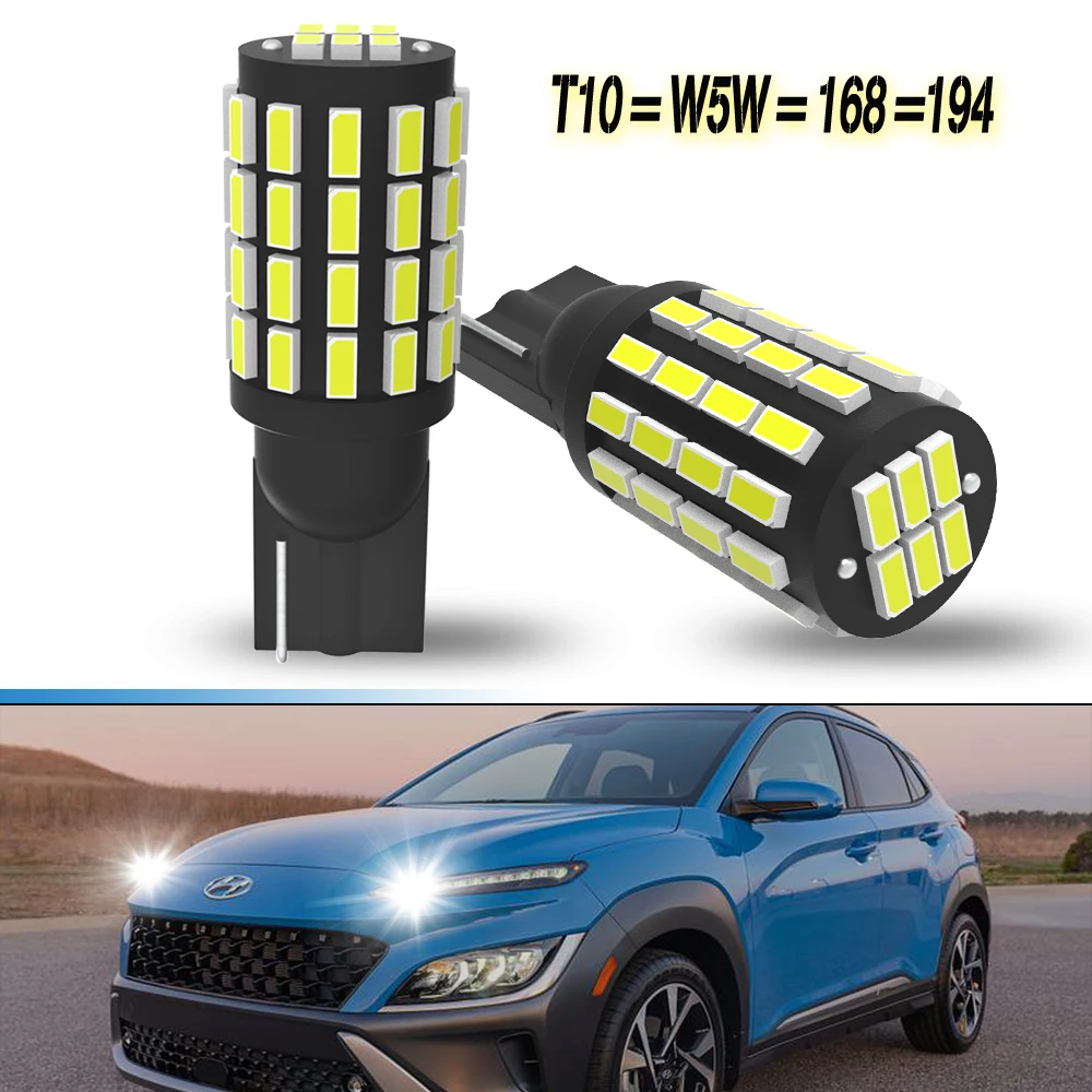 

2pcs T10 W5W 168 194 High Quality Super Bright Car Interior Reading Dome Light Marker Lamp LED Auto Wedge Parking Bulbs 6000K