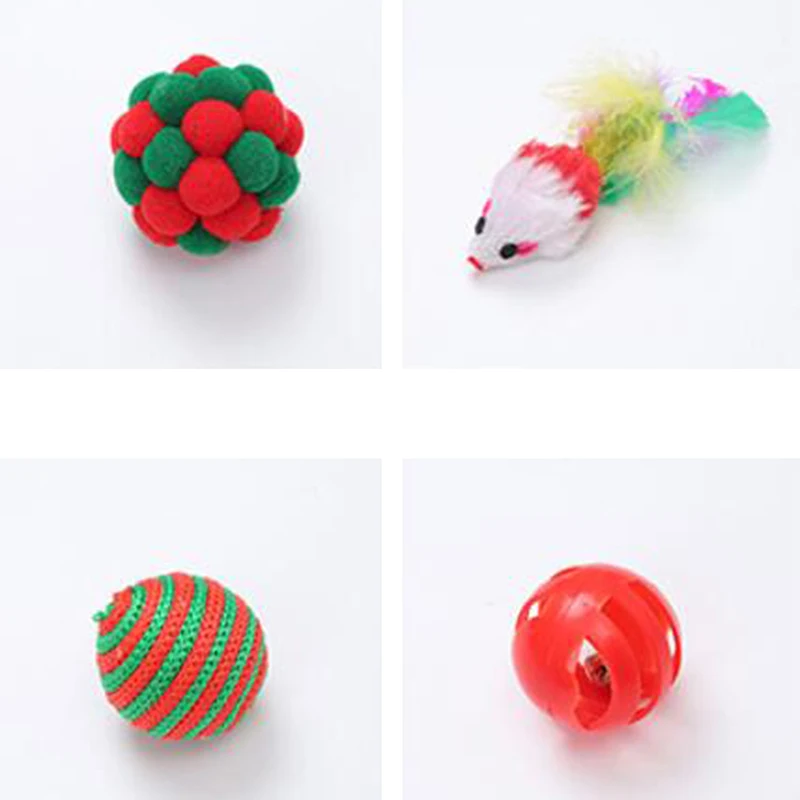 Christmas Pet Toys Noise Chewing Toy Christmas Cat Cute Funny Toy Sets Pet New Year Gifts Pet Hot Sale Simple Toys 2025 New