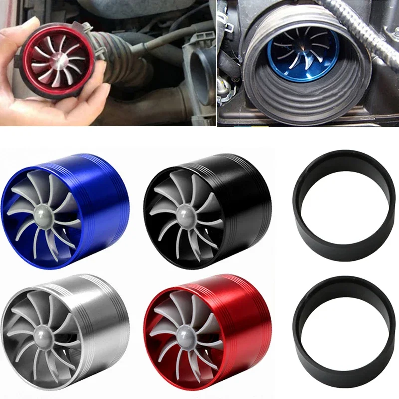 Car Turbine Supercharger Turbo Automobile Intake Turbo Vehicle Car Engine Turbocharger Power Conversion Accessories Single Sided