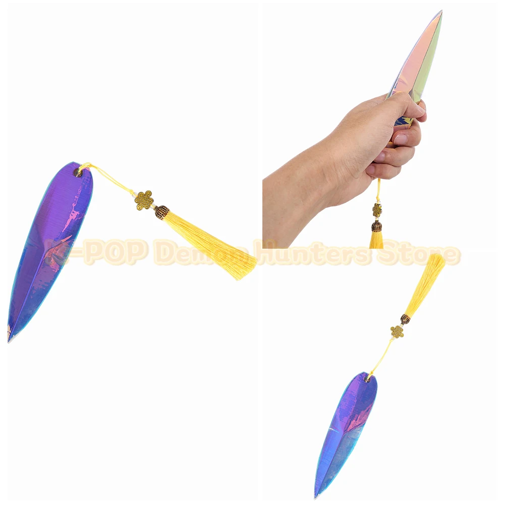 KPOP chasseurs de démons Cosplay Zoey, armes imprimées en 3D, couteau à lancer, épée Boomerang, bâton de joie pour filles, accessoire d'halloween