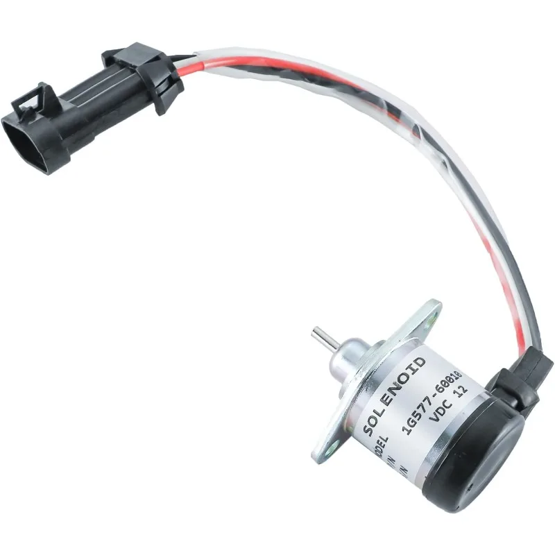 MUGURO 6689034 Fuel Shut Off Solenoid 1G577-60011 1G577-60010 for Bobcat A300 A770 S220 S250 S300 S330 S750 S770 S850 T250 T300