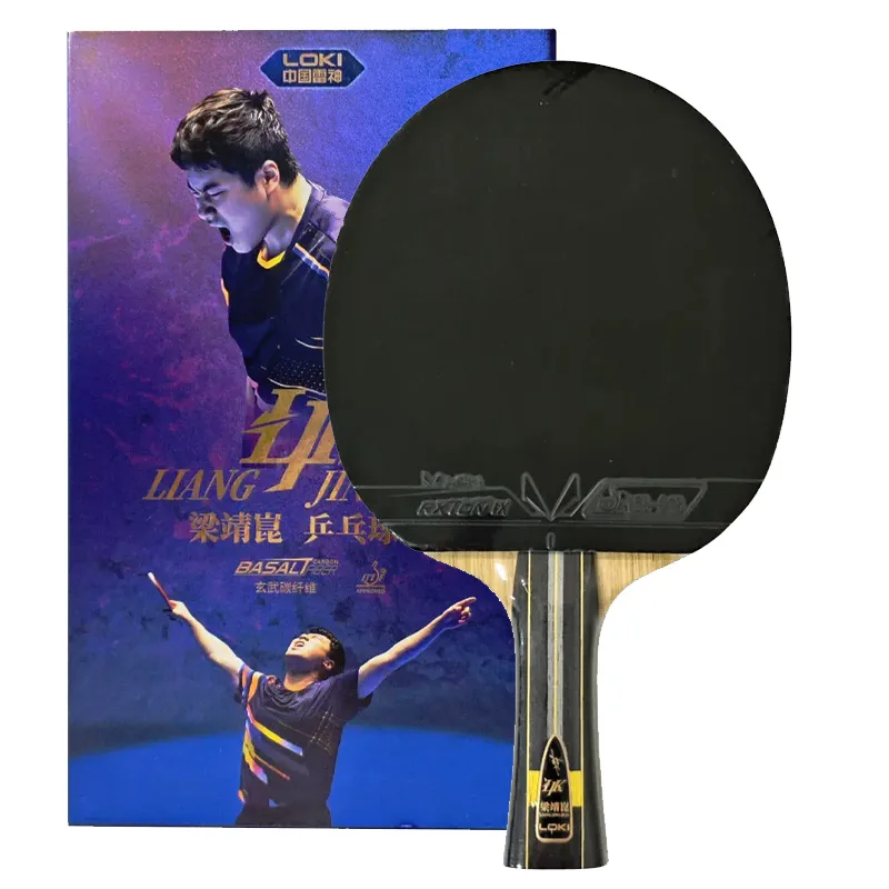 

LOKI LJK Table Tennis Racket Professional Inner Basalt Carbon Ping Pong Paddle RXTON 9 & Telson 100 Designed with Liang Jingkun