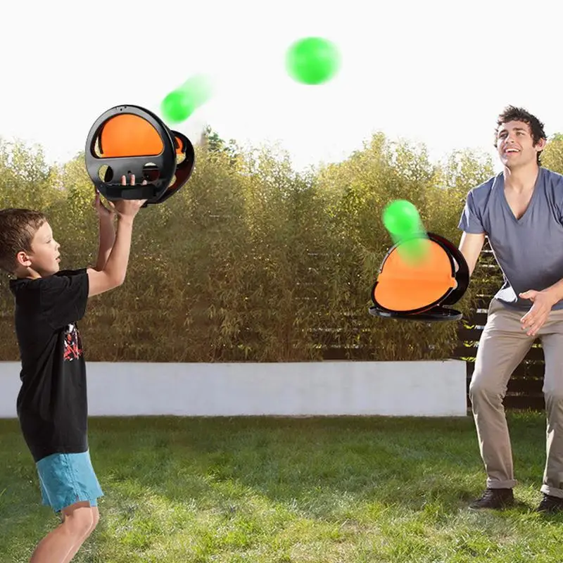 Toss and Catch Ball Set Beach Toys Sports Equipment Toddler Play Activities Parent-Child Interaction for Birthday Travel
