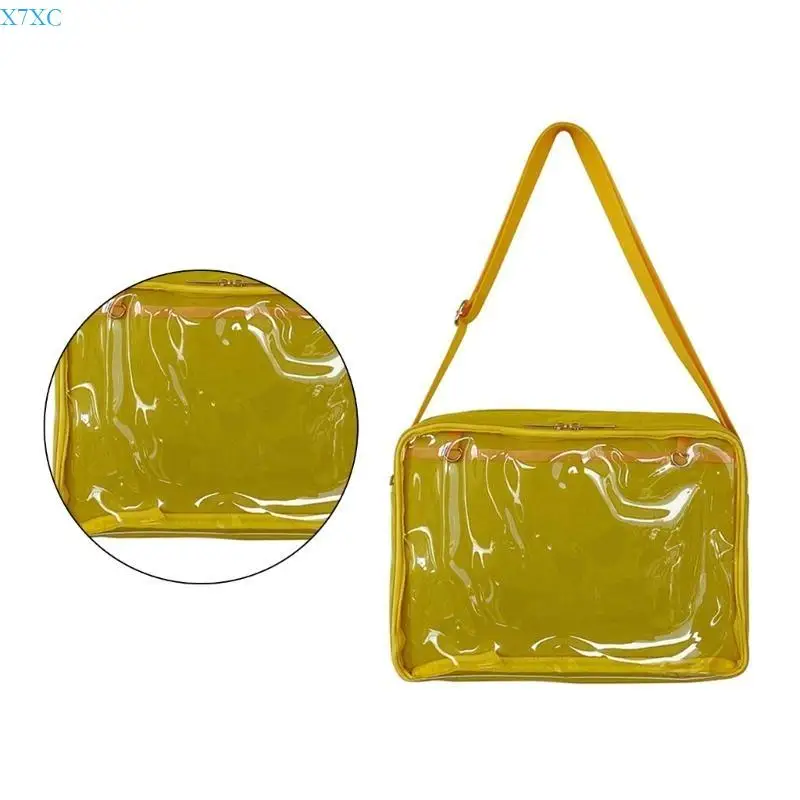 

X7XC Uniform Bag Clear Ita Bag Travel Crossbody Bag