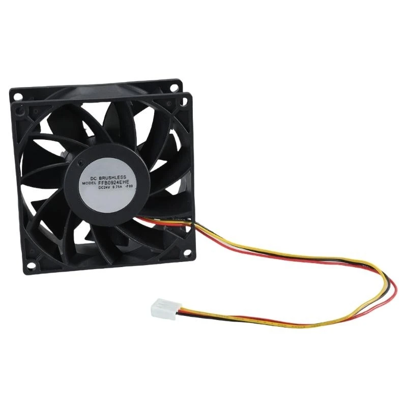 F68C Computer Radiator Fan 90x90MM Protective Cooling Fan With Temperature Monitoring
