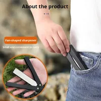 1pc Portable Double Side Grindstone Professional Kitchen Sharpener for Pocket Folding Knife Sharpening Stone Sharpener Diamond