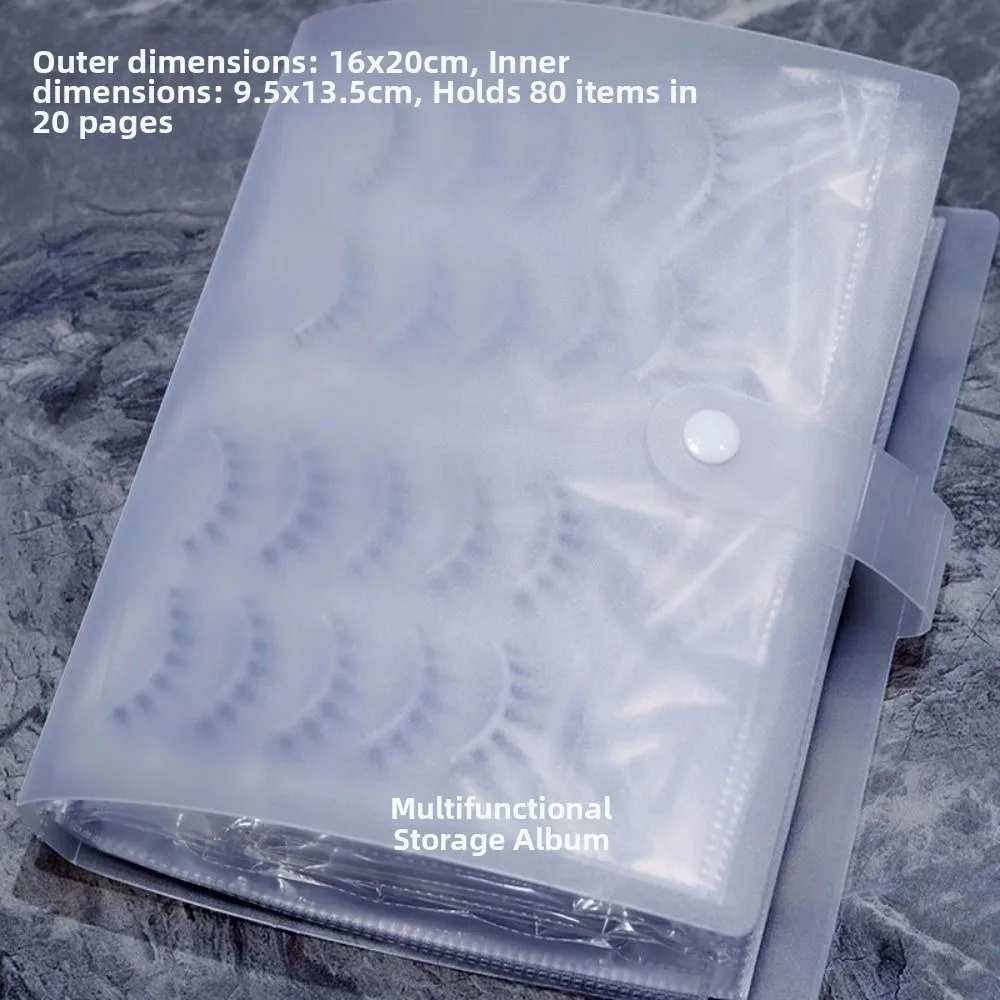 다기능 인조 속눈썹 보관 책 휴대용 대용량 여행 사진 보관 가방 편리함