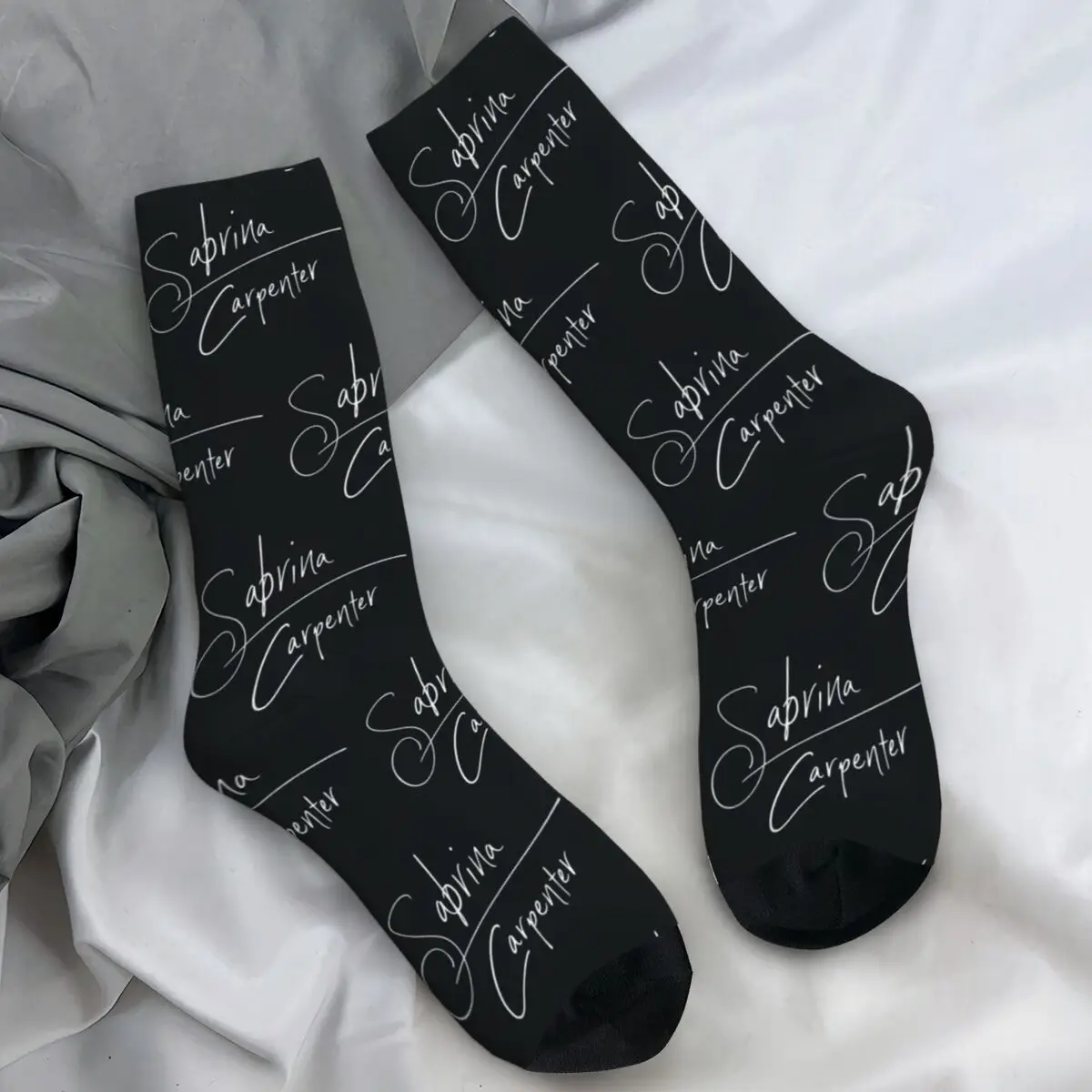 

Взрослые мужские носки Sabrina Carpenter, американские чулки для певиц, зимние забавные теплые мягкие носки, дизайнерские нескользящие носки для спорта на открытом воздухе