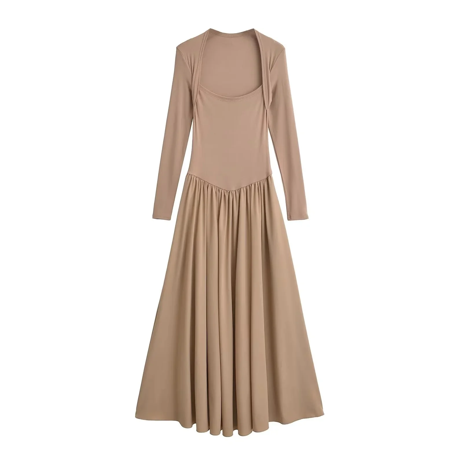Vestido largo de alta calidad para mujer, novedad de 2024
