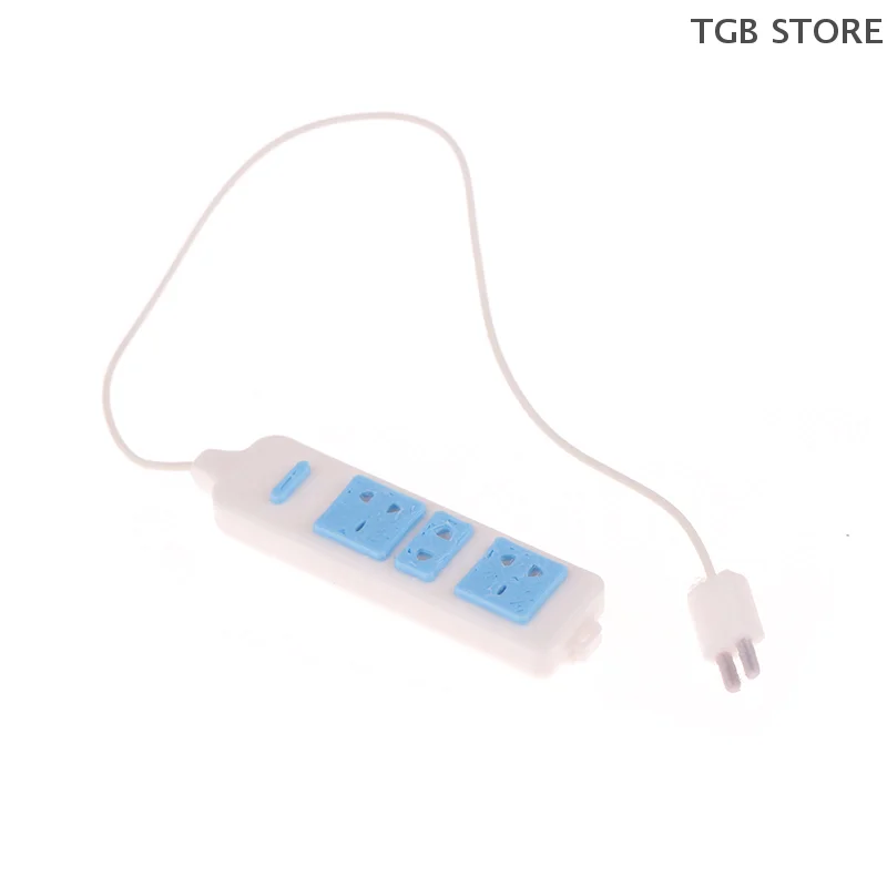 1 個 1/12 ドールハウスソケットケーブル付きモデル家電アクセサリードールハウス装飾子供ふり遊びおもちゃ