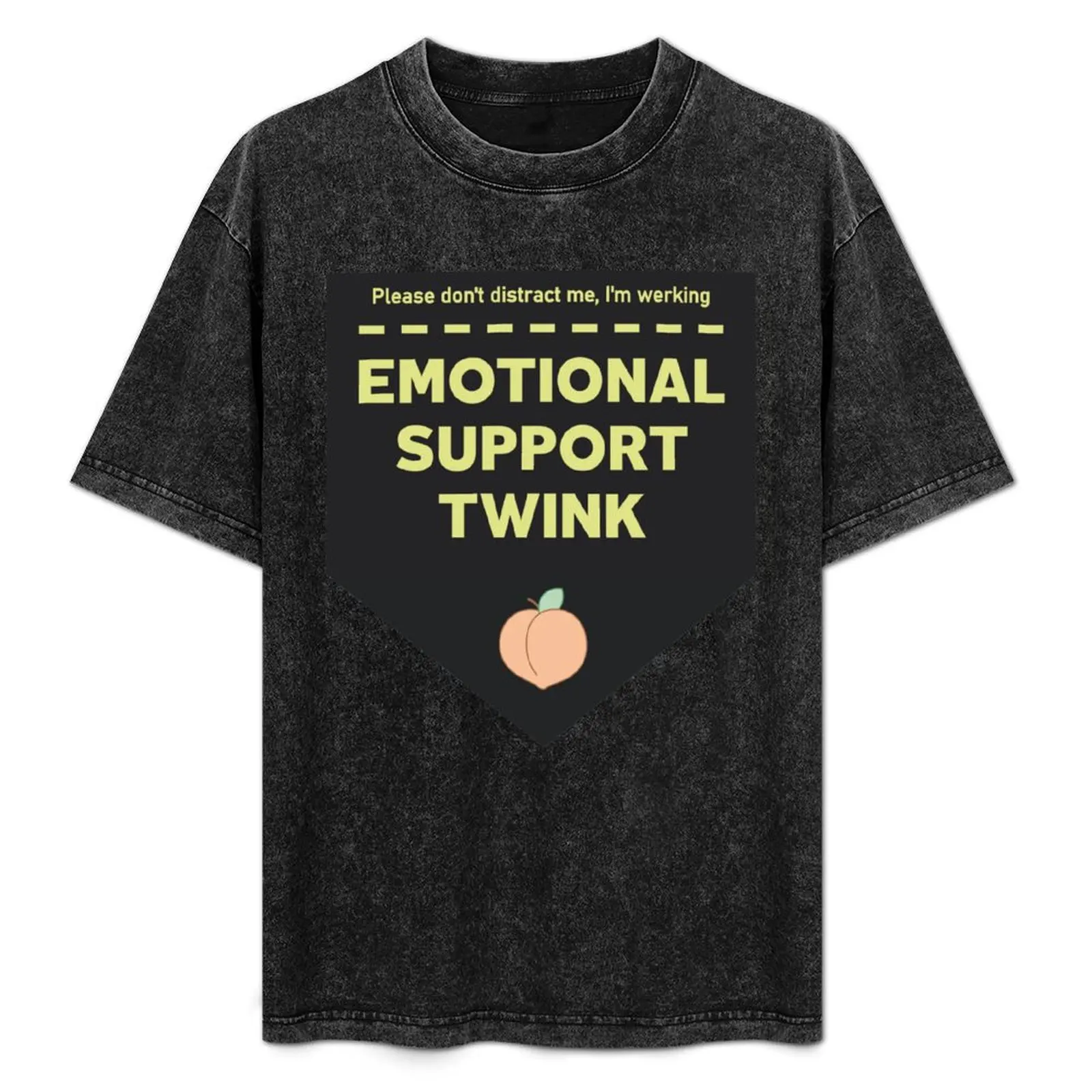 

Emotional Support Twink T-Shirt Holiday All Match T-Shirt