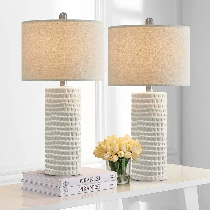 Hot Selling Traditional Glazed Decorative Lamp Durable Ceramic Material Indoor Plug-In Home Decor