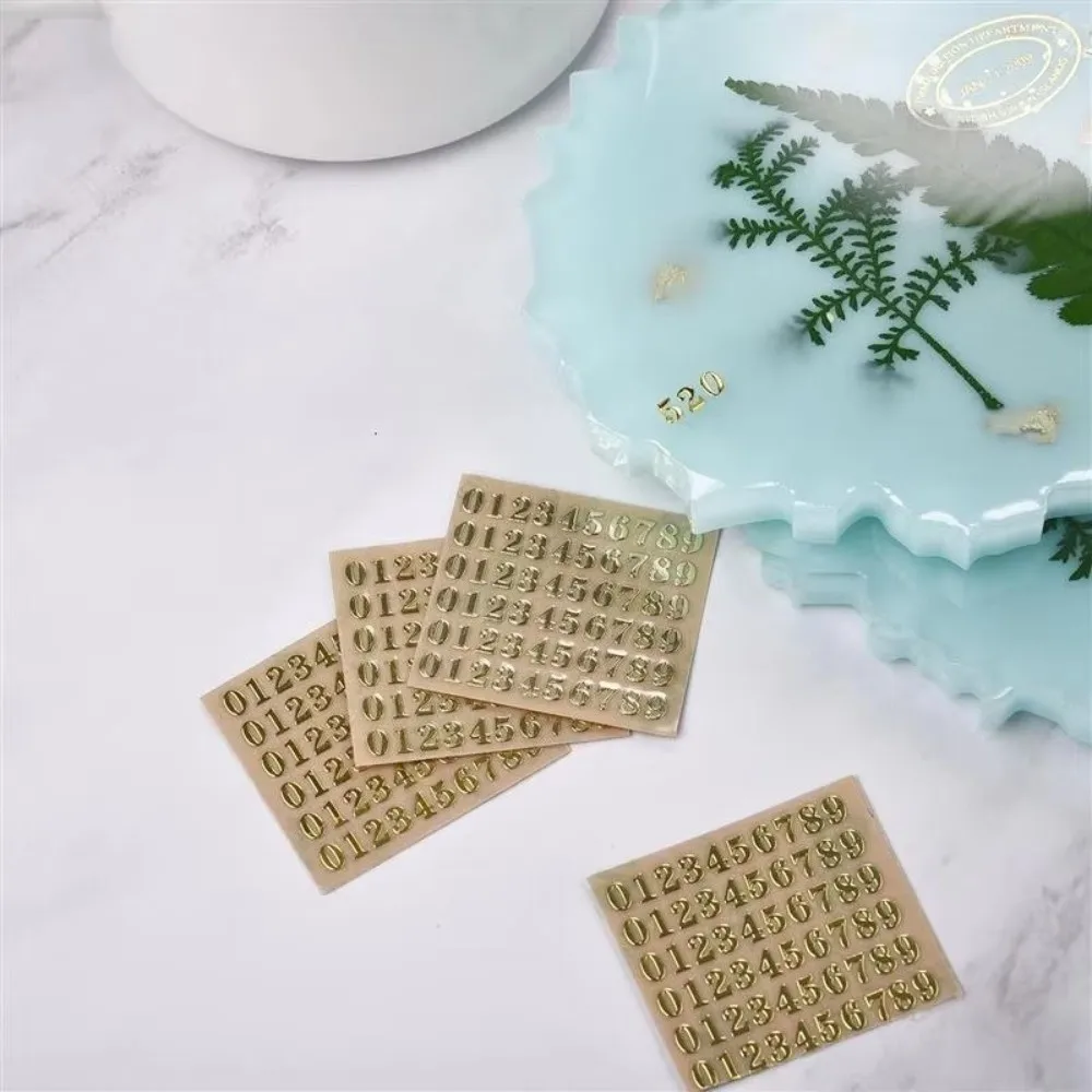 

1PC Copper-Nickel Epoxy Resin Decorative Stickers Gold Sliver 3mm Thickness Epoxy Filling Sticker Metal Epoxy Resin Art