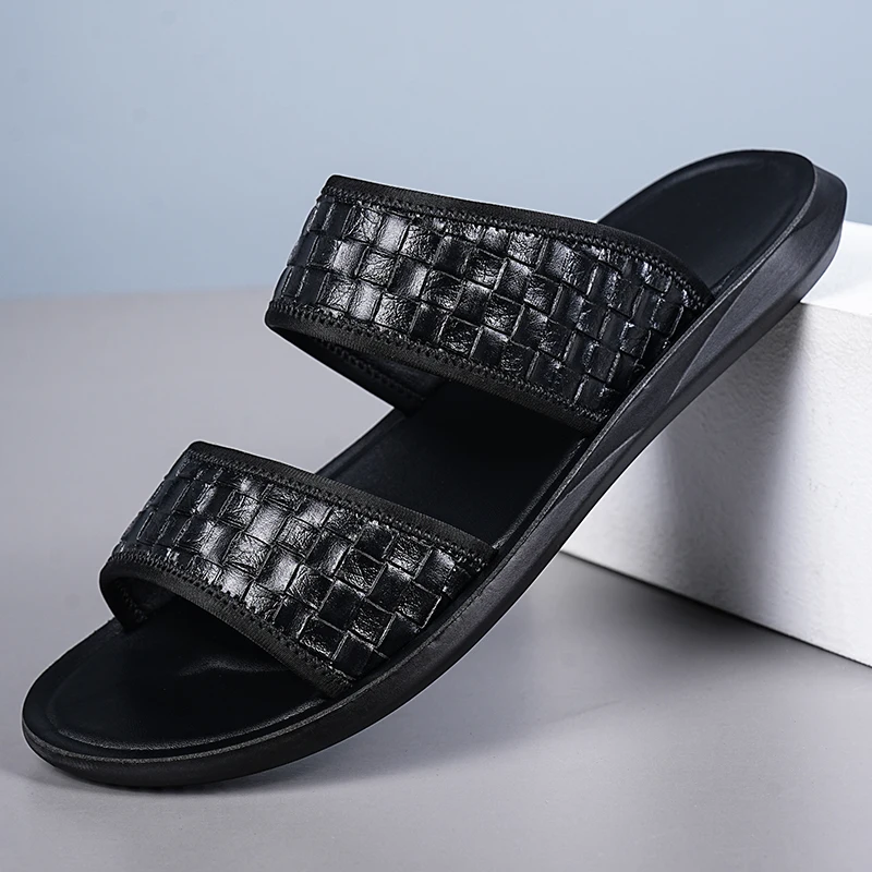 Men's Summer Fashion Simple Anti-Slip Beach Shoes Wear-Resistant Slip-On Sandals for Men-2553 view 3