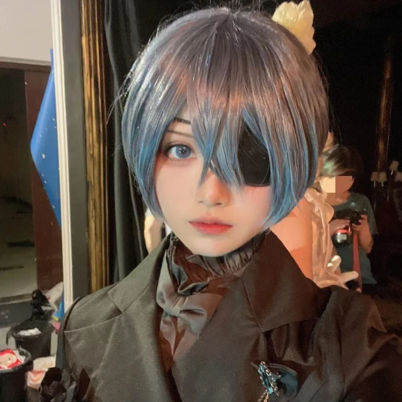 Men Women Unisex Single Eye Mask Dark Gothic Creative ACGN Cute Adjustable Eye Patch Pirate Skull Halloween Cosplay Accessories