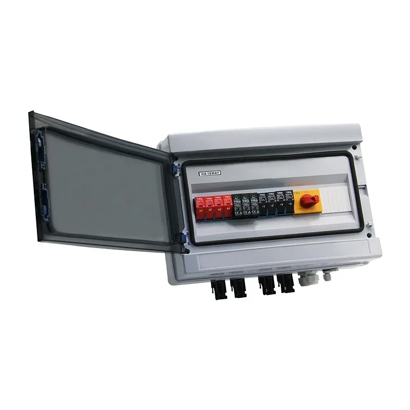 Outdoor 4 in 1 pv dc 1000V waterproof and dustproof  pv combiner box price