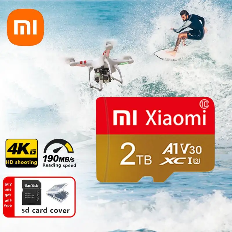 Xiaomi 2TB 1TB 512GB SD Memory Card Mini TF for Phone TF Card 256GB 128GB 64GB V30 Flash Card for Phone