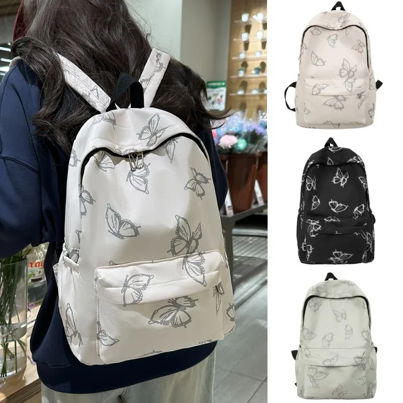 

Cartoon Backpacks Kid Backpack for Girl Butterfly Backpack Cute Backpack Large Capacity Travel Backpacks Back To School Bags Sac