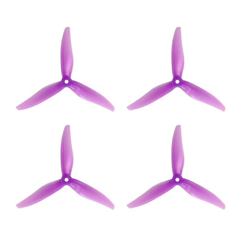 AB53 4PCS 51377 5 Inch Propeller 3-Blade CW+CCW FPV Propeller For RC Drone FPV Racing Compatible With 2207 Motors B