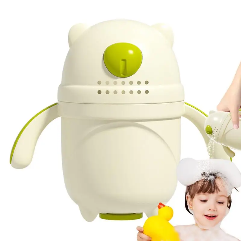 Baby Rinse Cup แชมพูล้างถ้วย Baby Bath Rinser พร้อม Ergonomic Handle Bath Water Pourer ล้างผมถ้วย Bright แชมพู Scoops